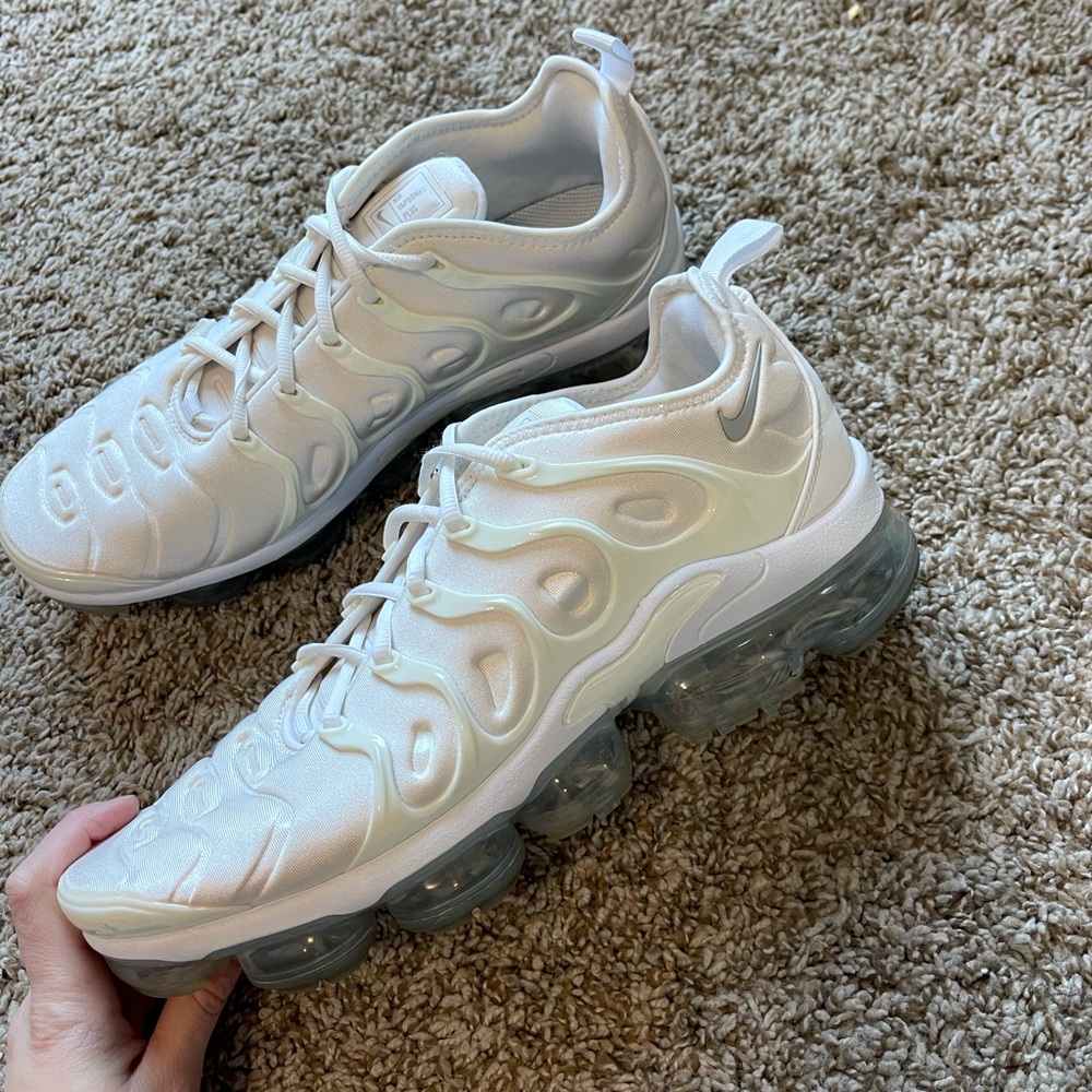 Nike Air Vapormax Plus White Platinum Sz 10